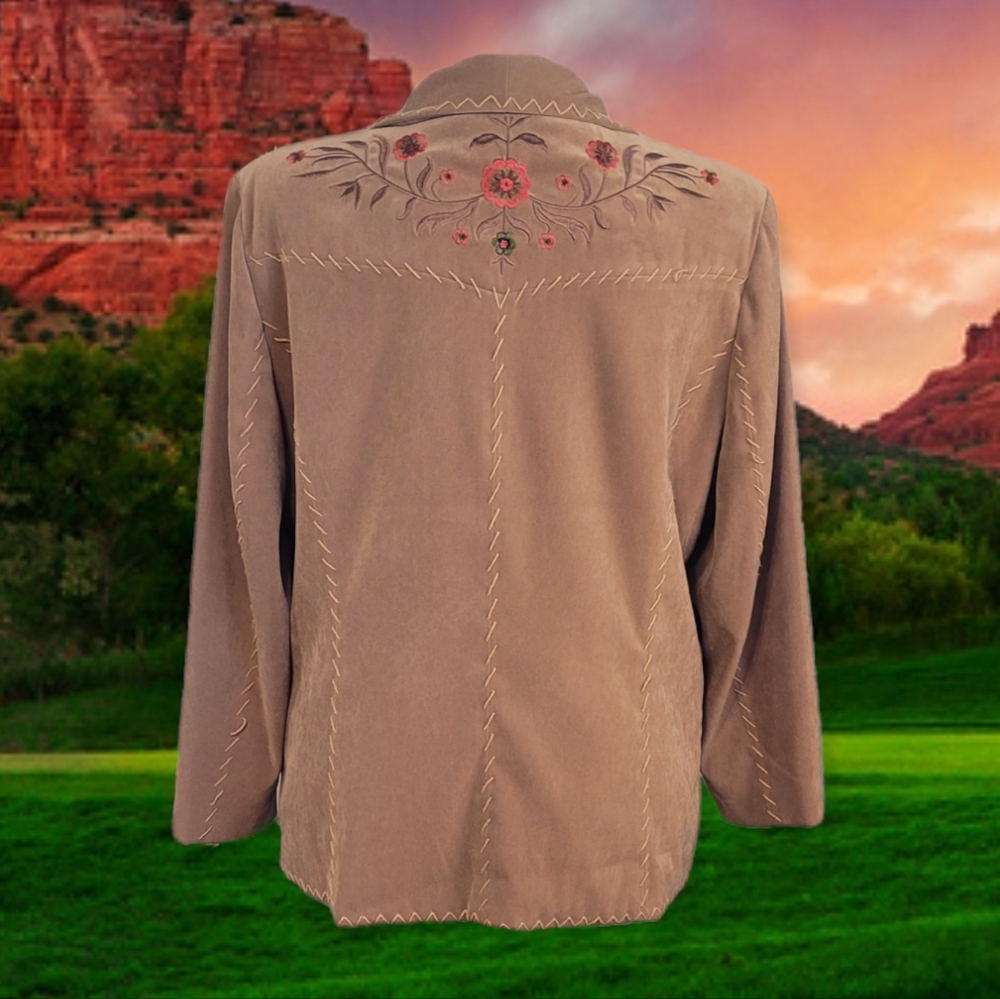 Faux Suede Jacket - Picture 2 of 4